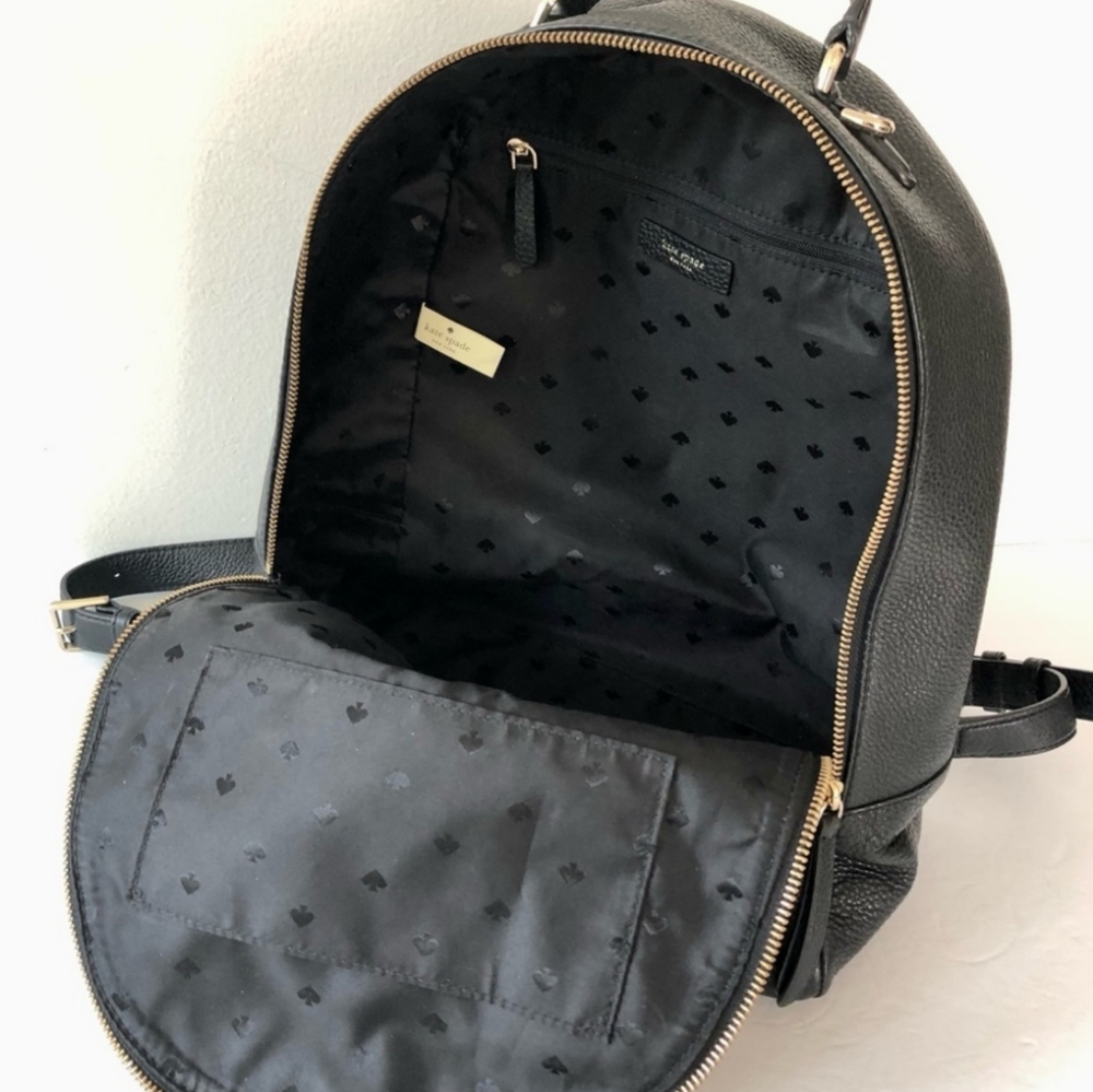 KATE SPADE: Jackson Large Leather Backpack - Picture 6 of 8